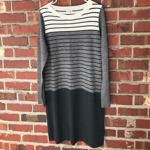 Gap striped sweater dress, size L